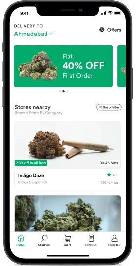 Cannabis Ordering System Customer App